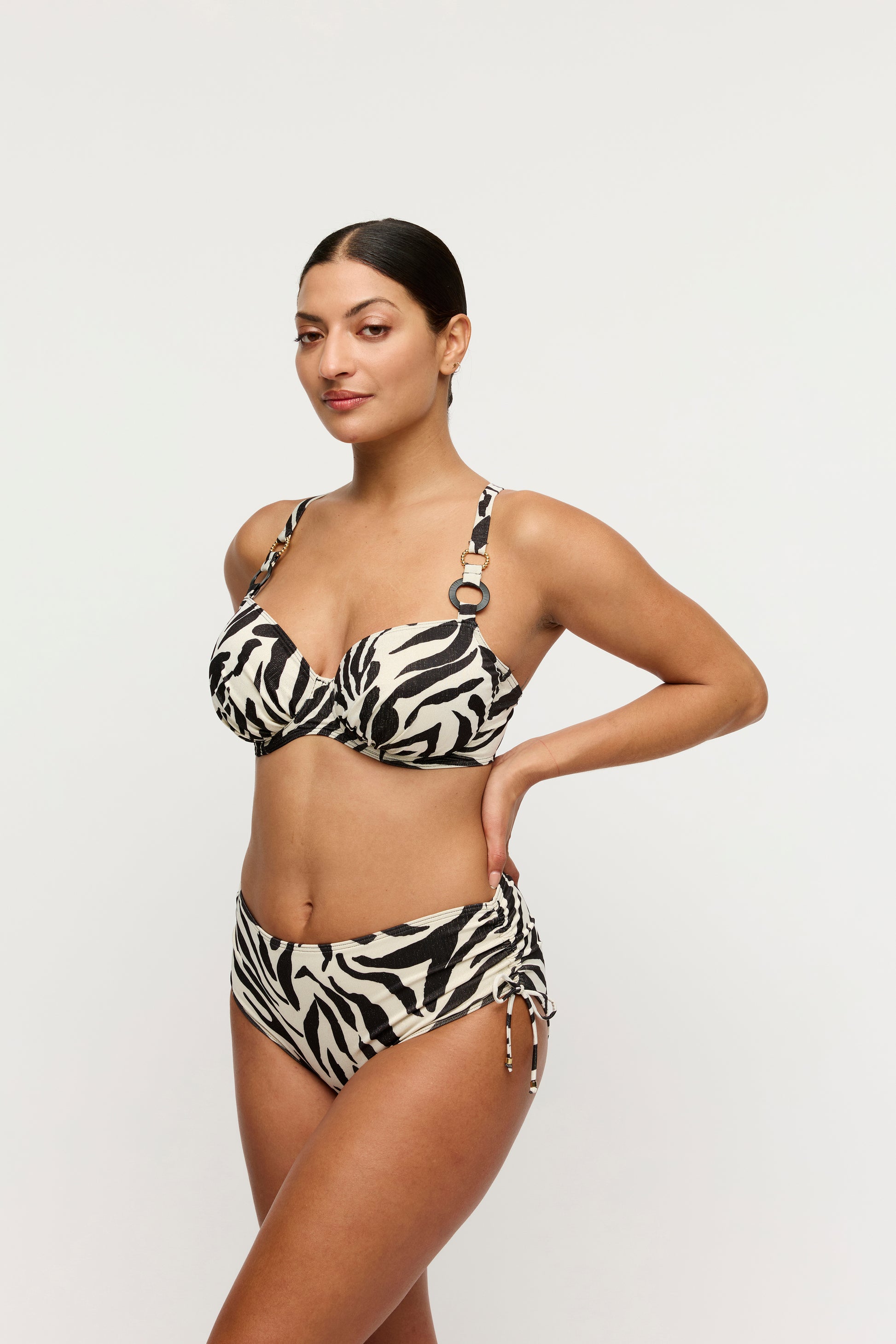 Primadonna Swim Dalice bikini tailleslip met koordjes Sauvage Shine