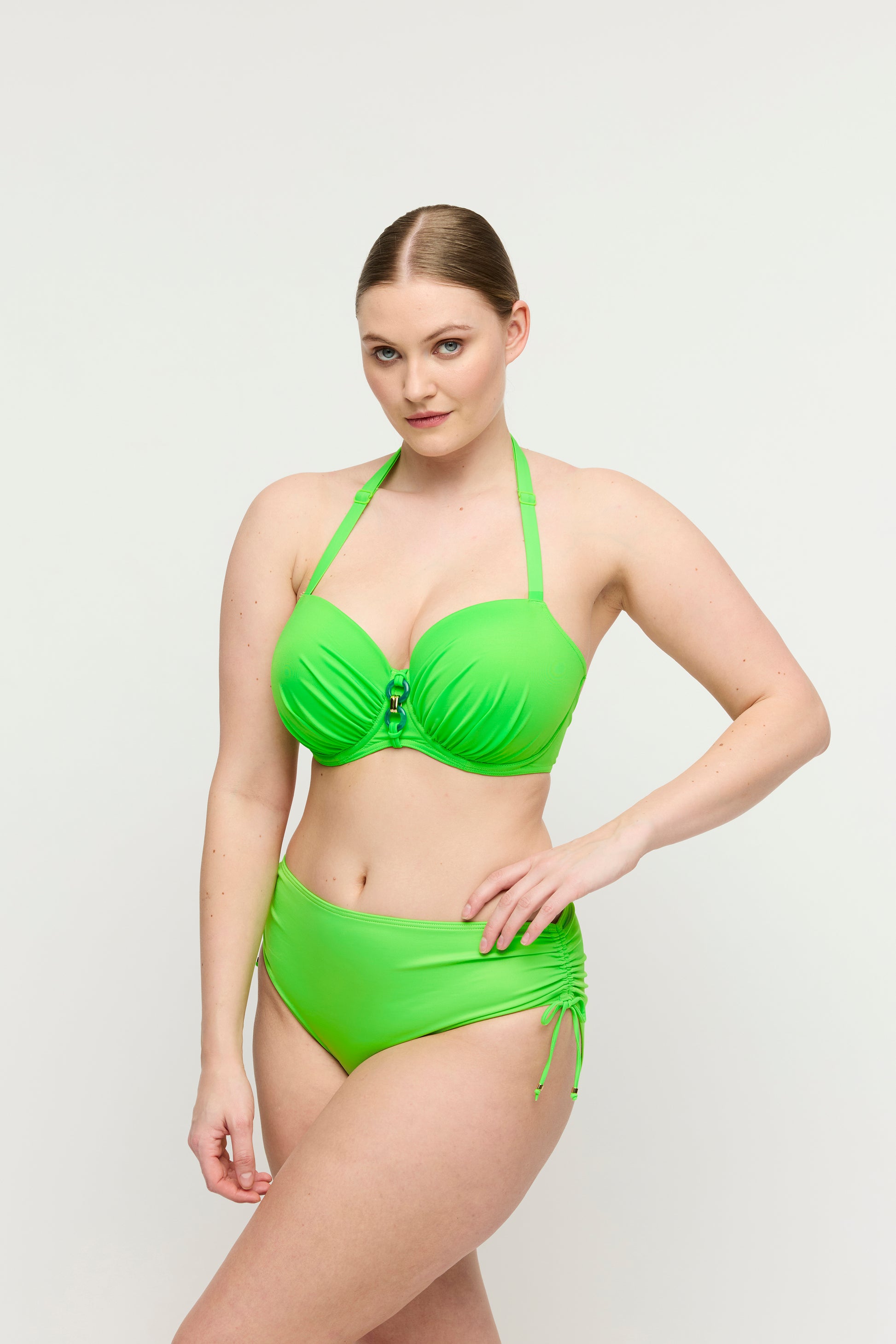 Primadonna Swim Pilon voorgevormde balconette bikini Neon Lime