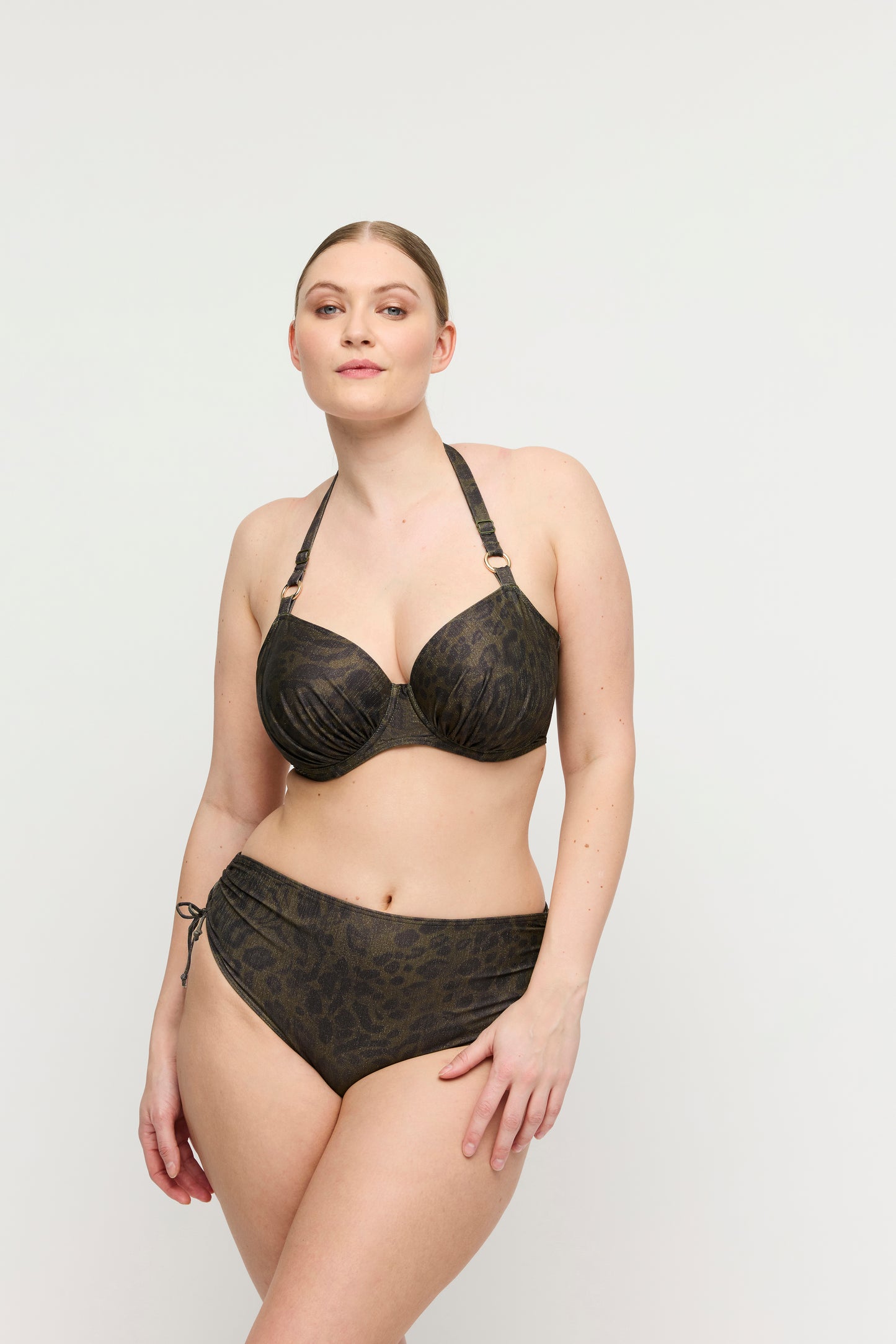 Primadonna Swim Ratjada bikini tailleslip met koordjes jungle jaguar