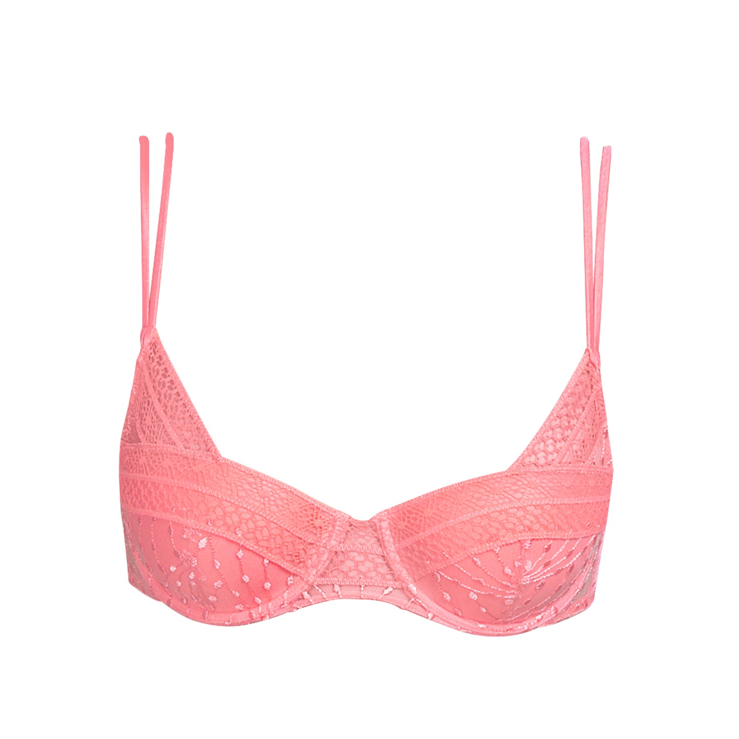 Andres Sarda Vaughan balconnet bh met mousse cups Coral Crush
