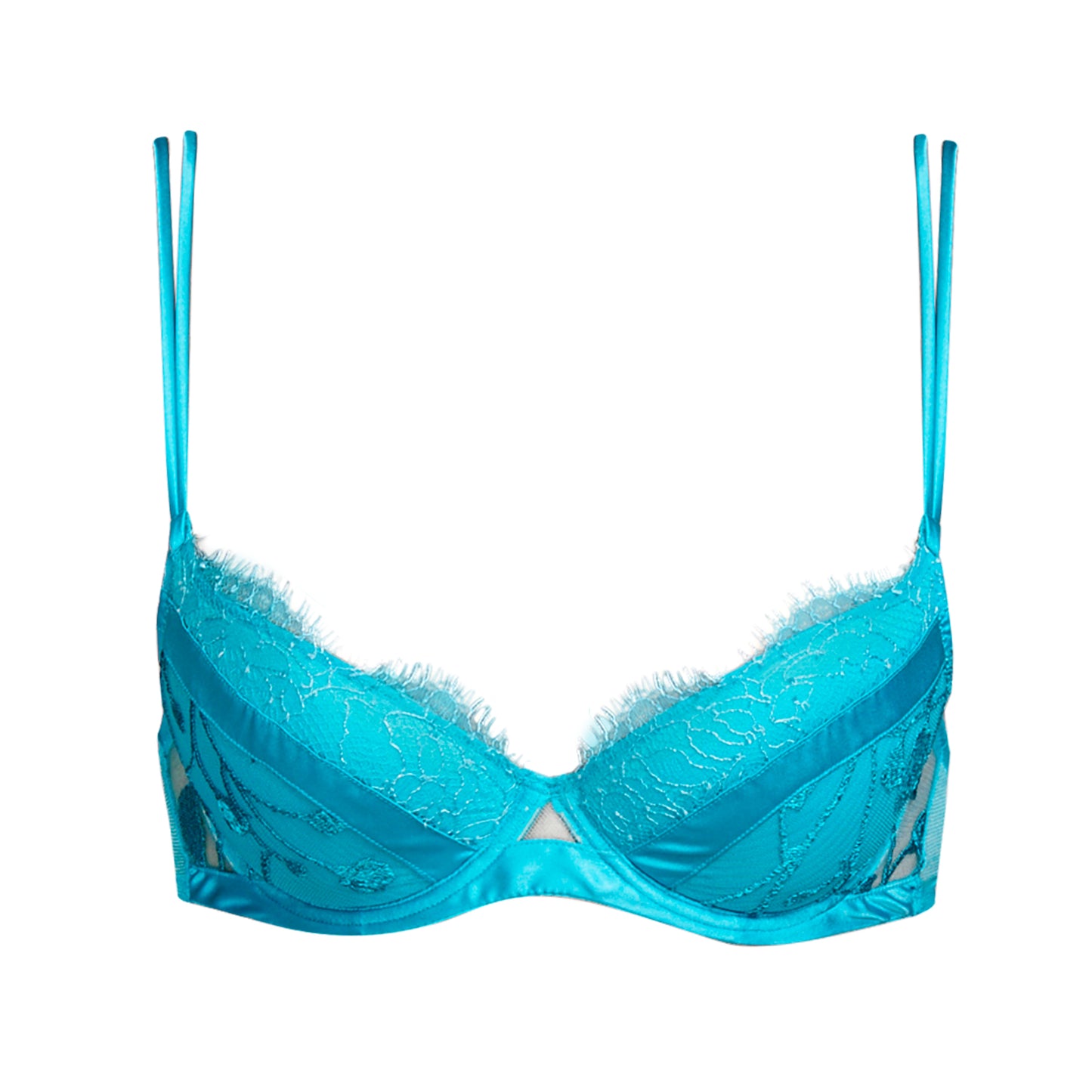 Andres Sarda Franklin push-up bh uitneembare pads Blue Lake