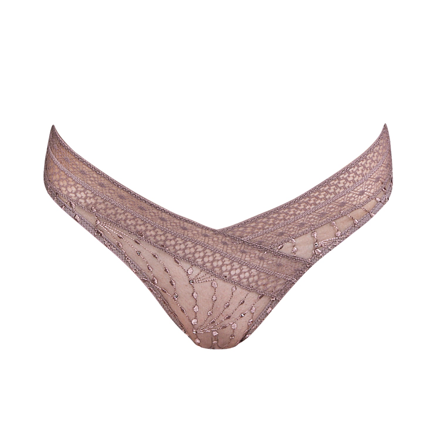 Andres Sarda Vaughan luxe string Caribe Taupe