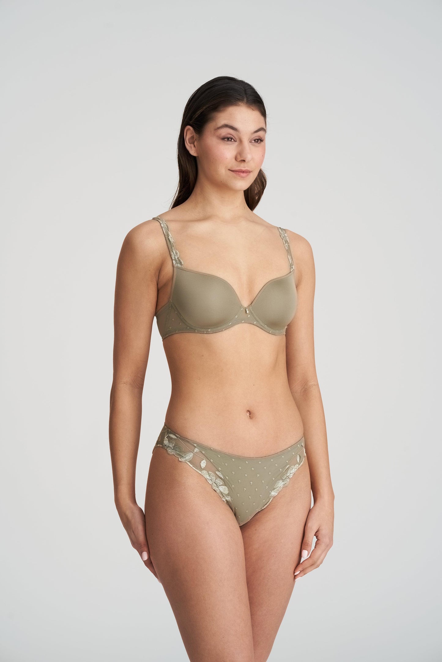 Marie Jo Agnes Italiaanse slip golden olive - Lingerie Valentijn