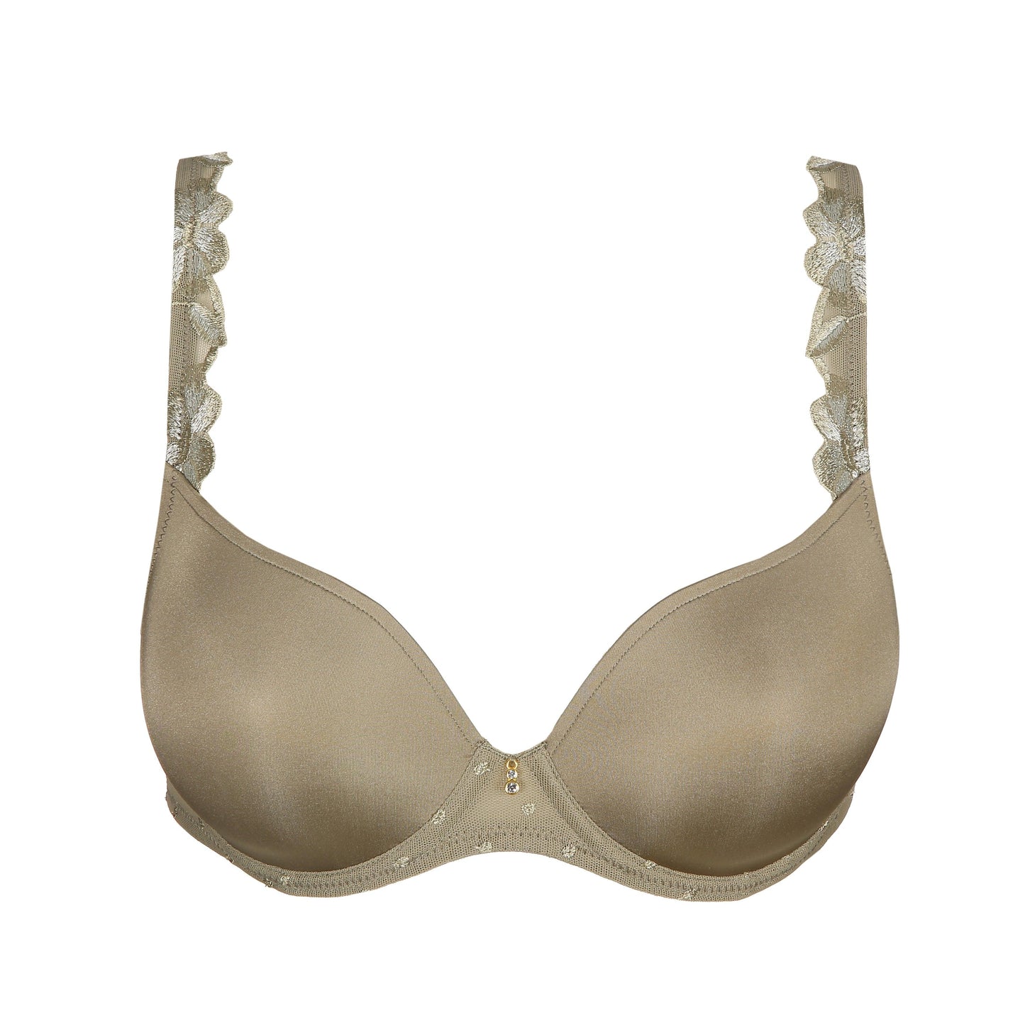 Marie Jo Agnes voorgevormde bh - hartvorm golden olive - Lingerie Valentijn