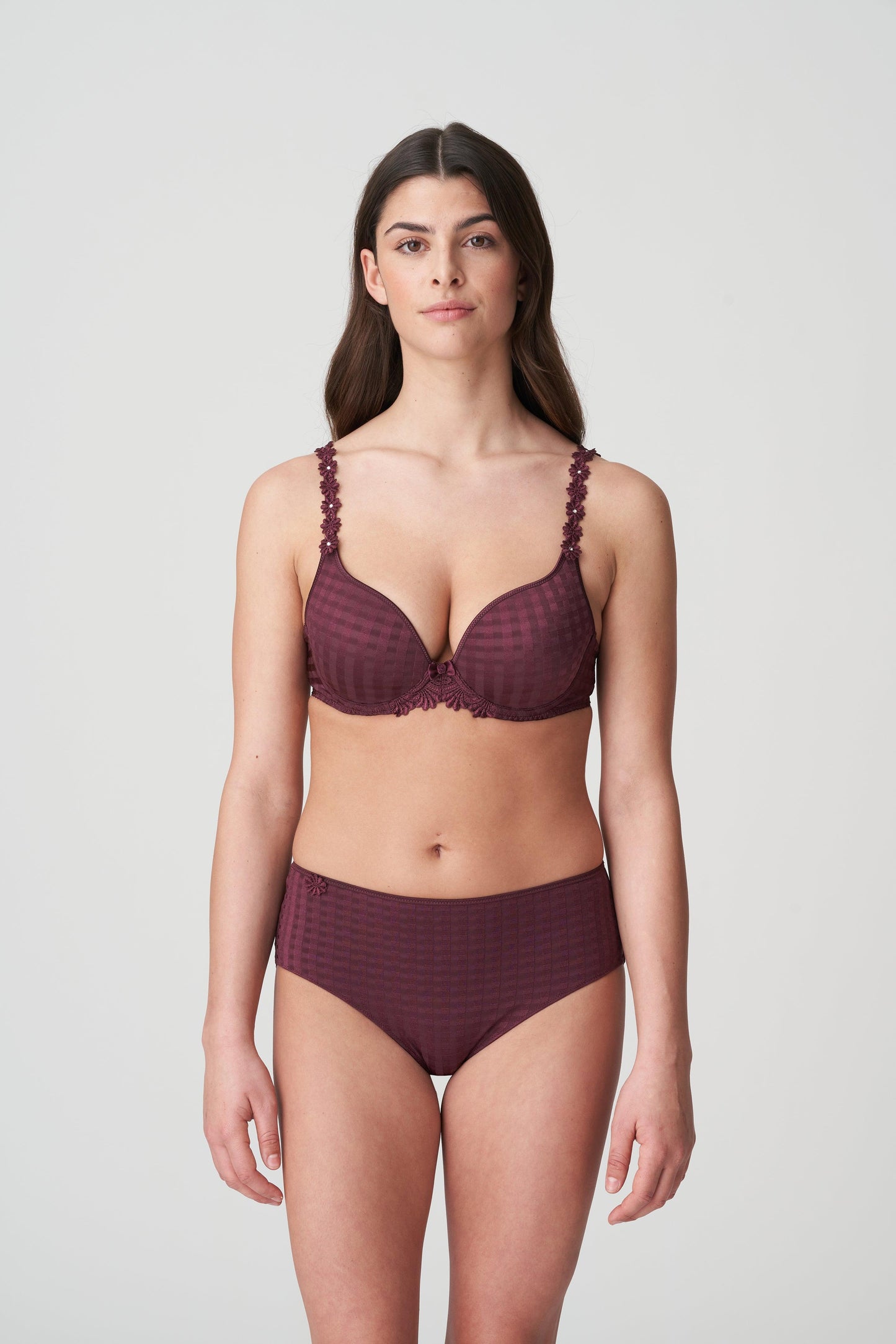 Marie Jo Avero voorgevormde bh - hartvorm Wine - Lingerie Valentijn