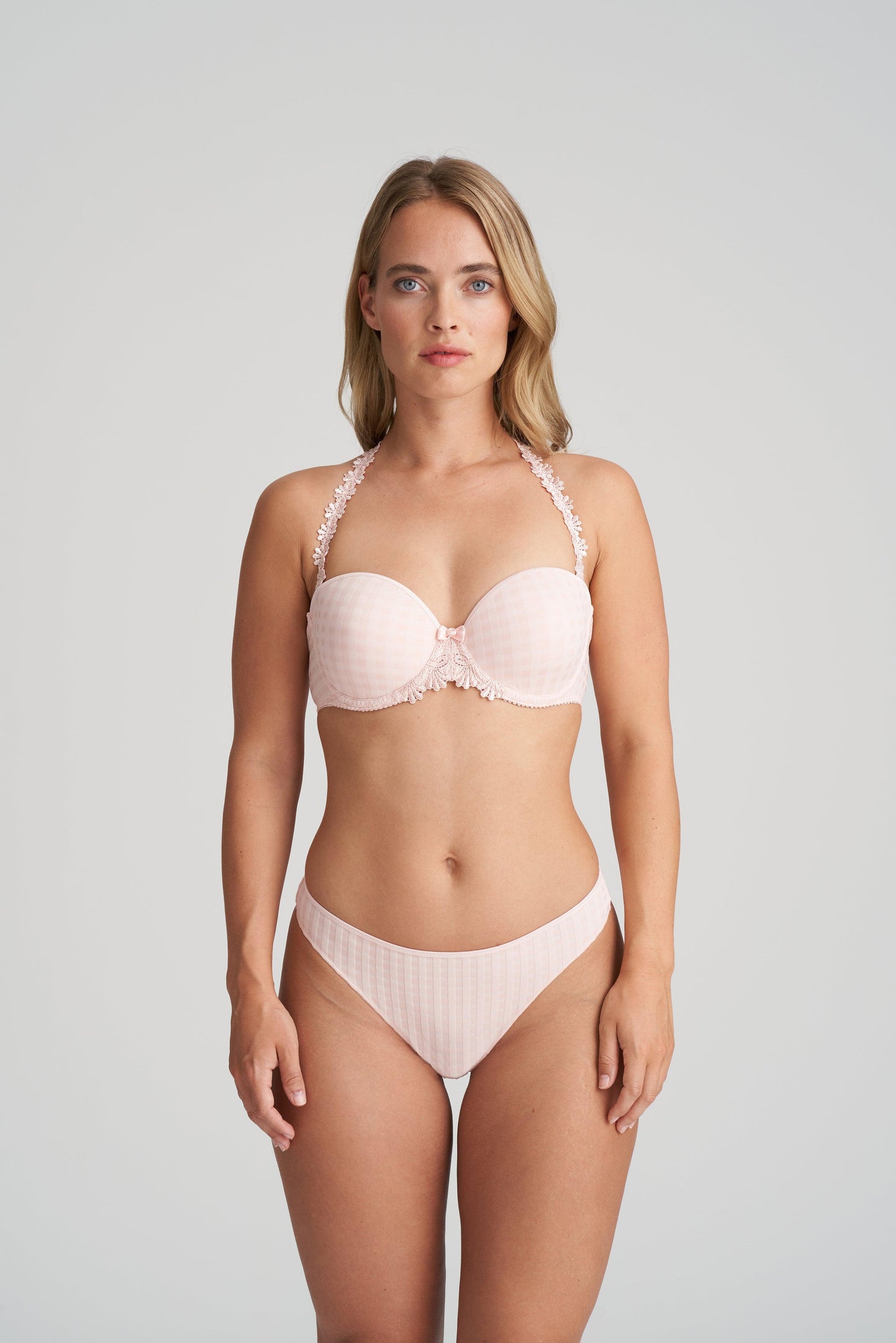 Marie Jo Avero voorgevormde bh - strapless pearly pink - Lingerie Valentijn