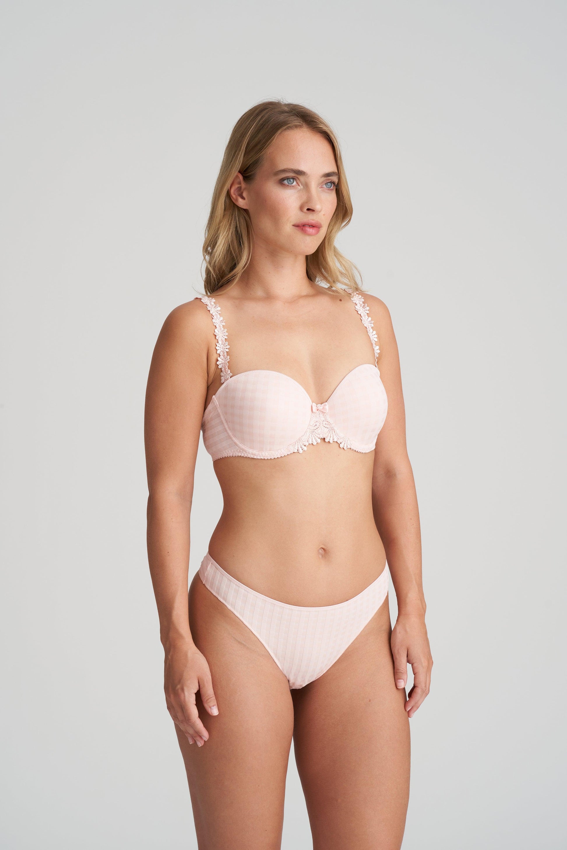 Marie Jo Avero voorgevormde bh - strapless pearly pink - Lingerie Valentijn