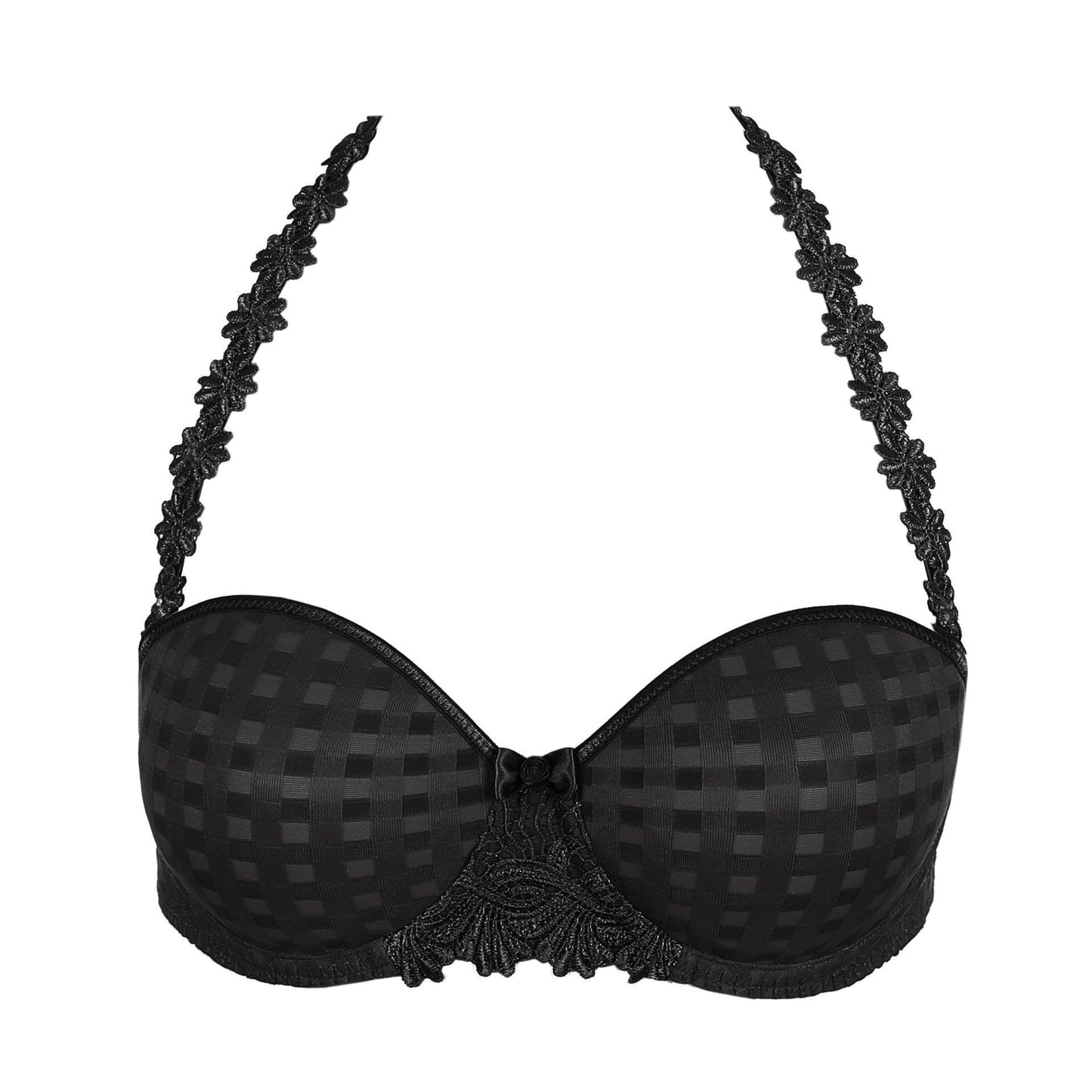 Marie Jo Avero voorgevormde bh - strapless zwart - Lingerie Valentijn