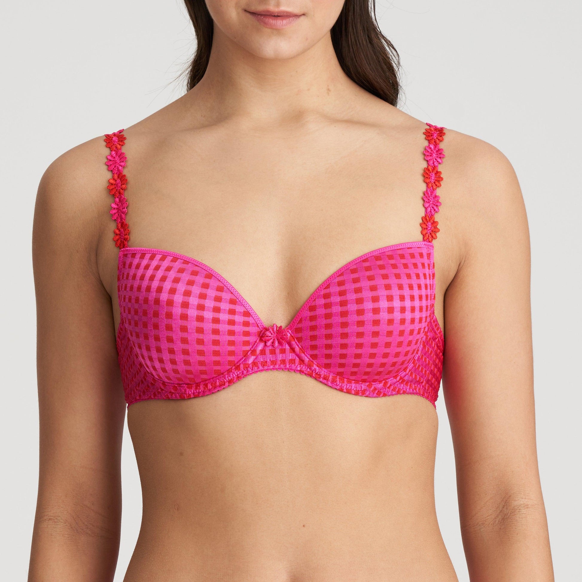 Marie Jo Avero voorgevormde plunge bh Electric Pink - Lingerie Valentijn