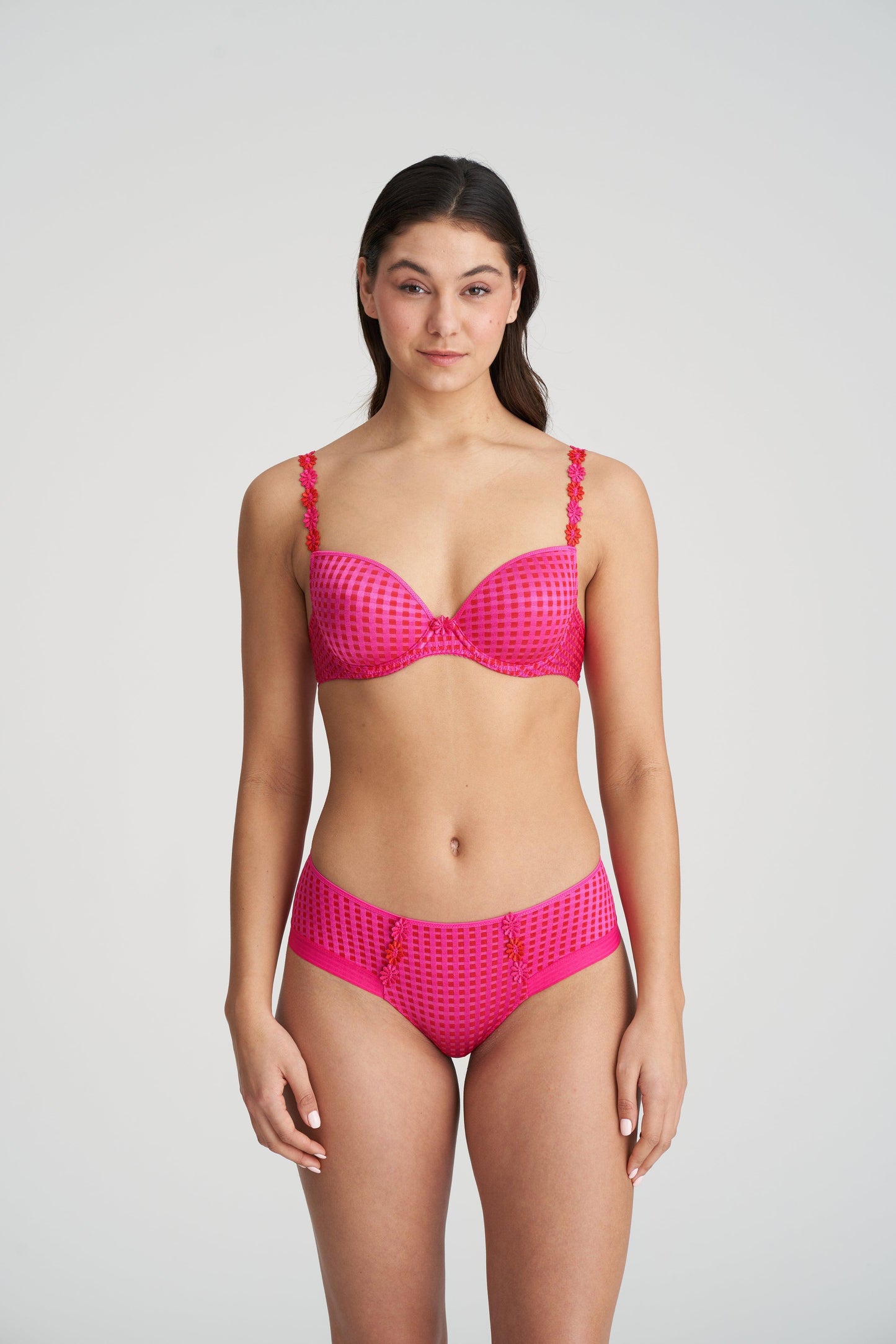 Marie Jo Avero voorgevormde plunge bh Electric Pink - Lingerie Valentijn