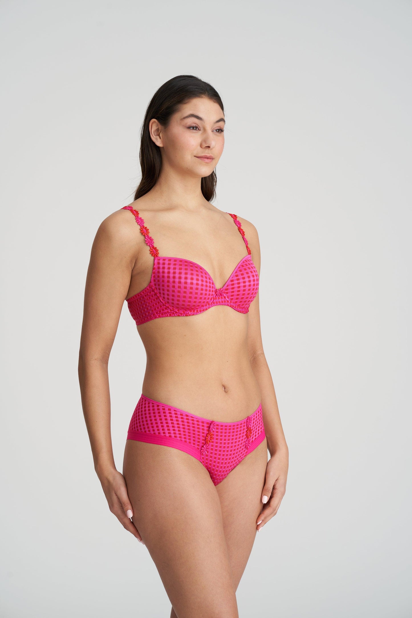 Marie Jo Avero voorgevormde plunge bh Electric Pink - Lingerie Valentijn