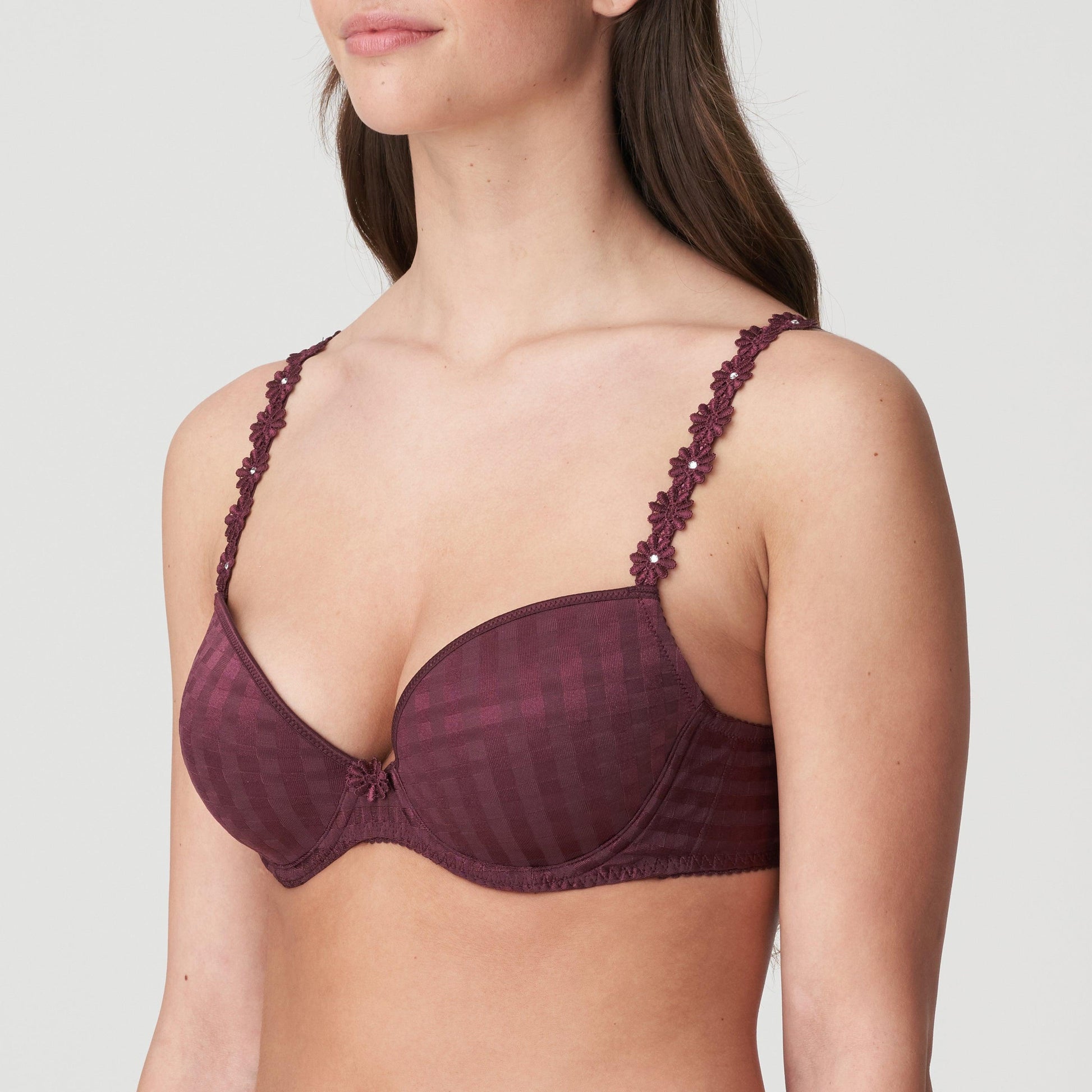 Marie Jo Avero voorgevormde plunge bh Wine - Lingerie Valentijn