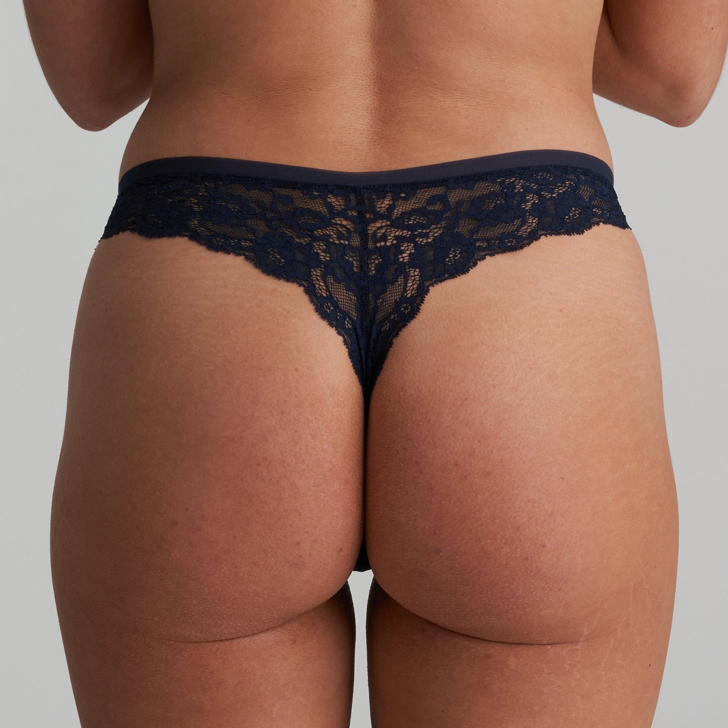 Marie Jo Color studio string velvet blue - Lingerie Valentijn