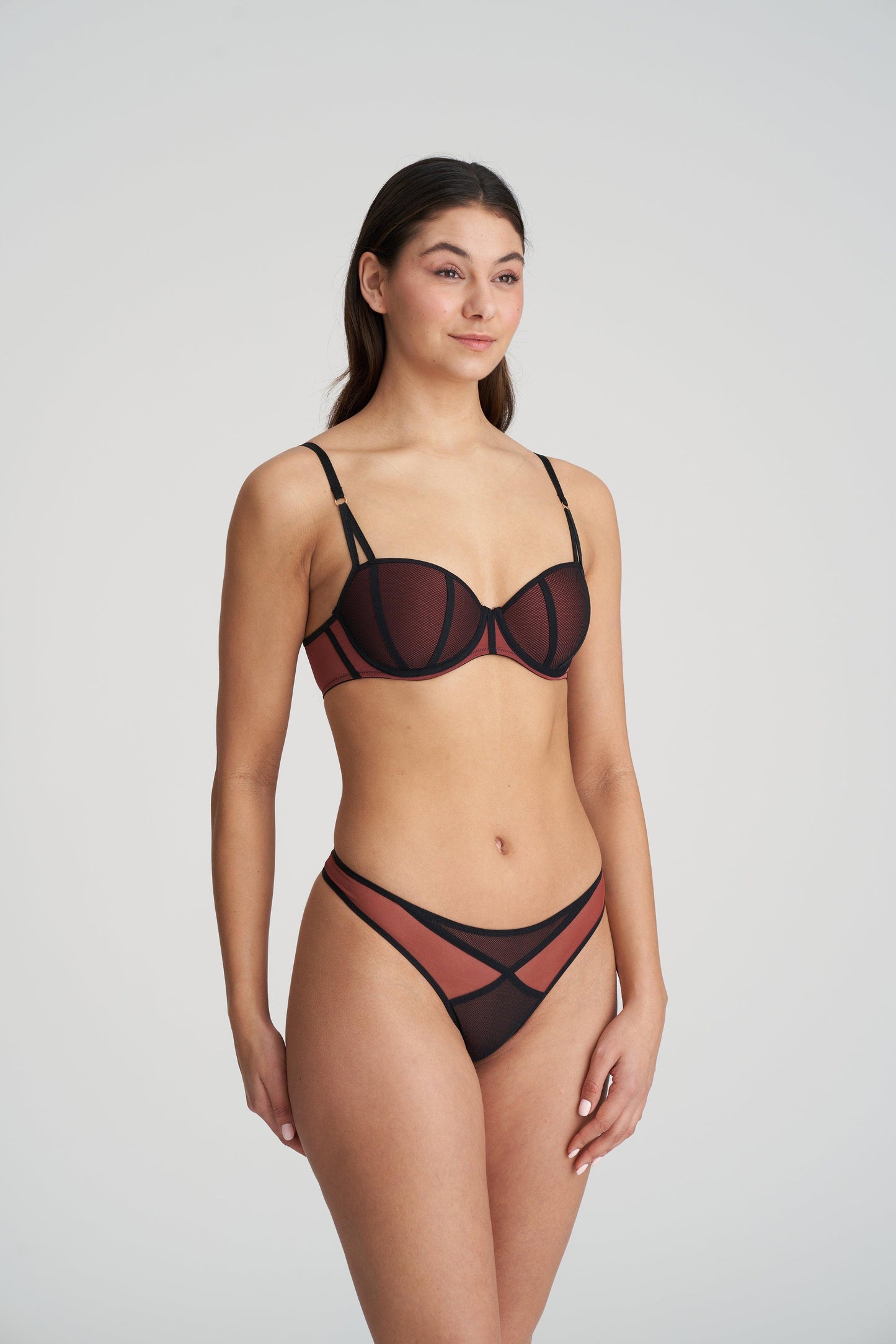 Marie Jo Fezz string italian brown - Lingerie Valentijn