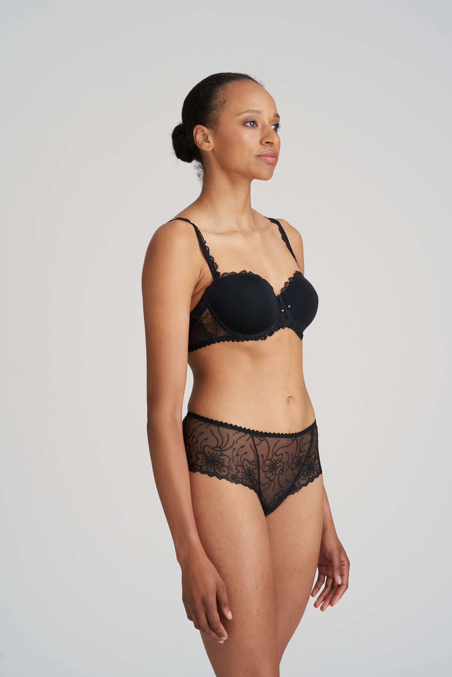 Marie Jo Jane voorgevormde bh - strapless zwart - Lingerie Valentijn