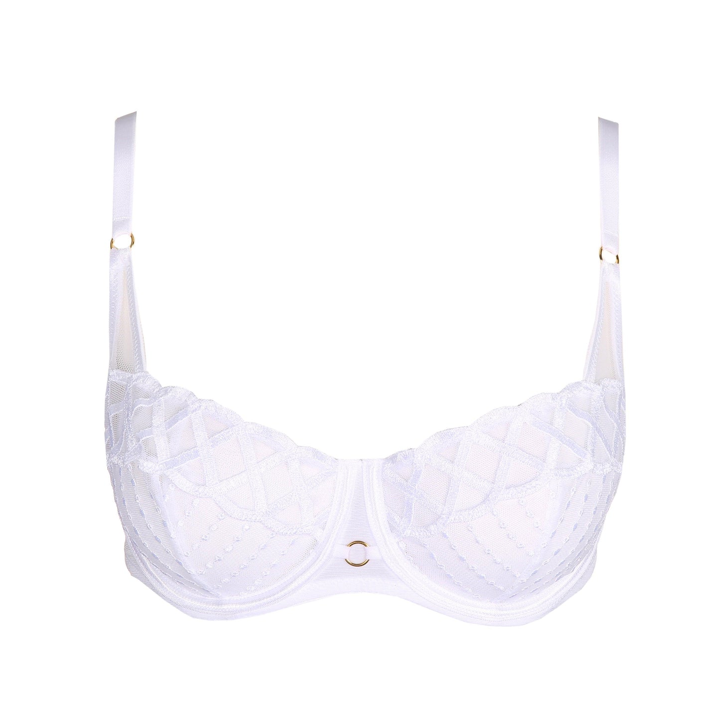 Marie Jo Jhana balconette bh verticale naad Wit - Lingerie Valentijn