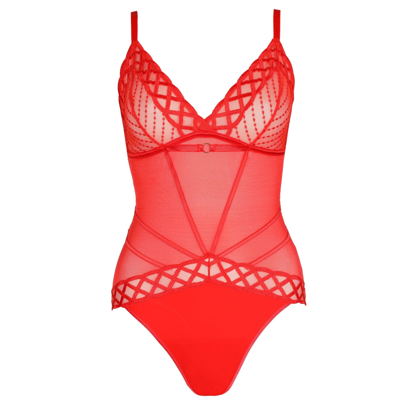 Marie Jo Jhana speciale body fiesta rood - Lingerie Valentijn