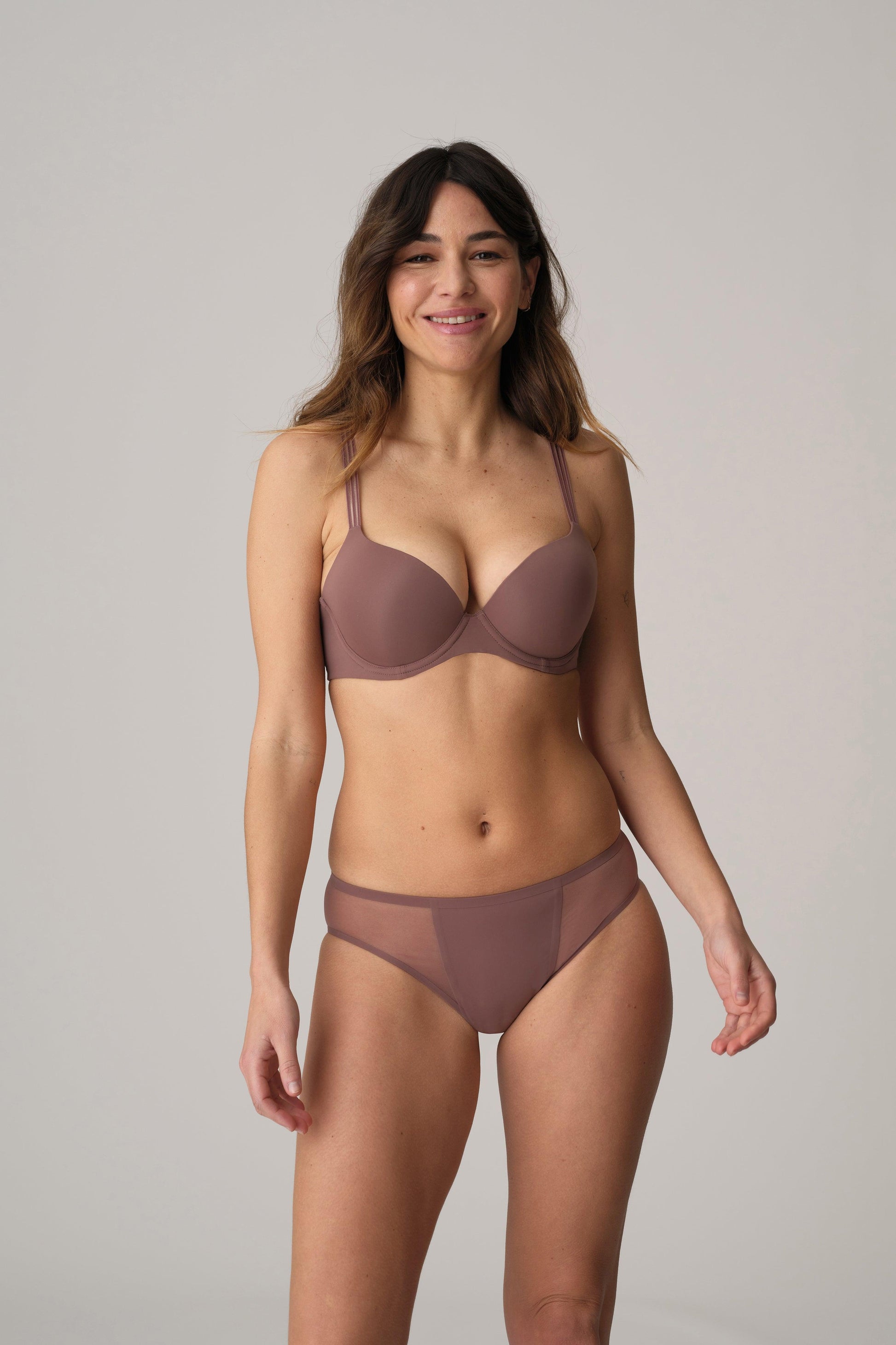 Marie Jo Louie rioslip satin taupe - Lingerie Valentijn