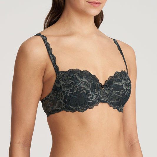 Marie Jo Manyla voorgevormde balconette bh night grey - Lingerie Valentijn