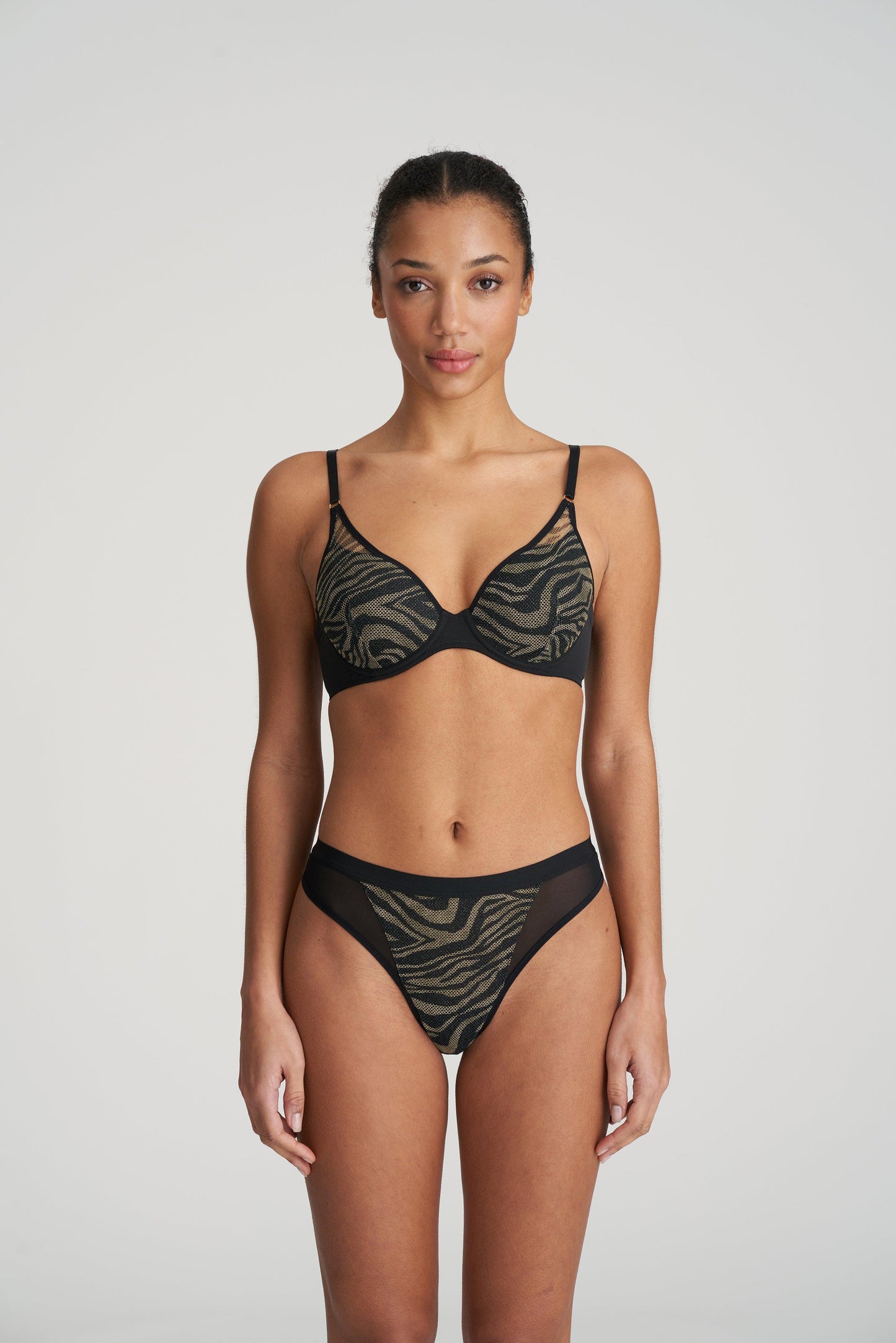 Marie Jo Seoul voorgevormde bh - hartvorm Wild Black - Lingerie Valentijn