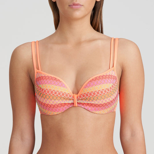 Marie Jo Swim Almoshi voorgevormde bikini hartvorm juicy peach - Lingerie Valentijn