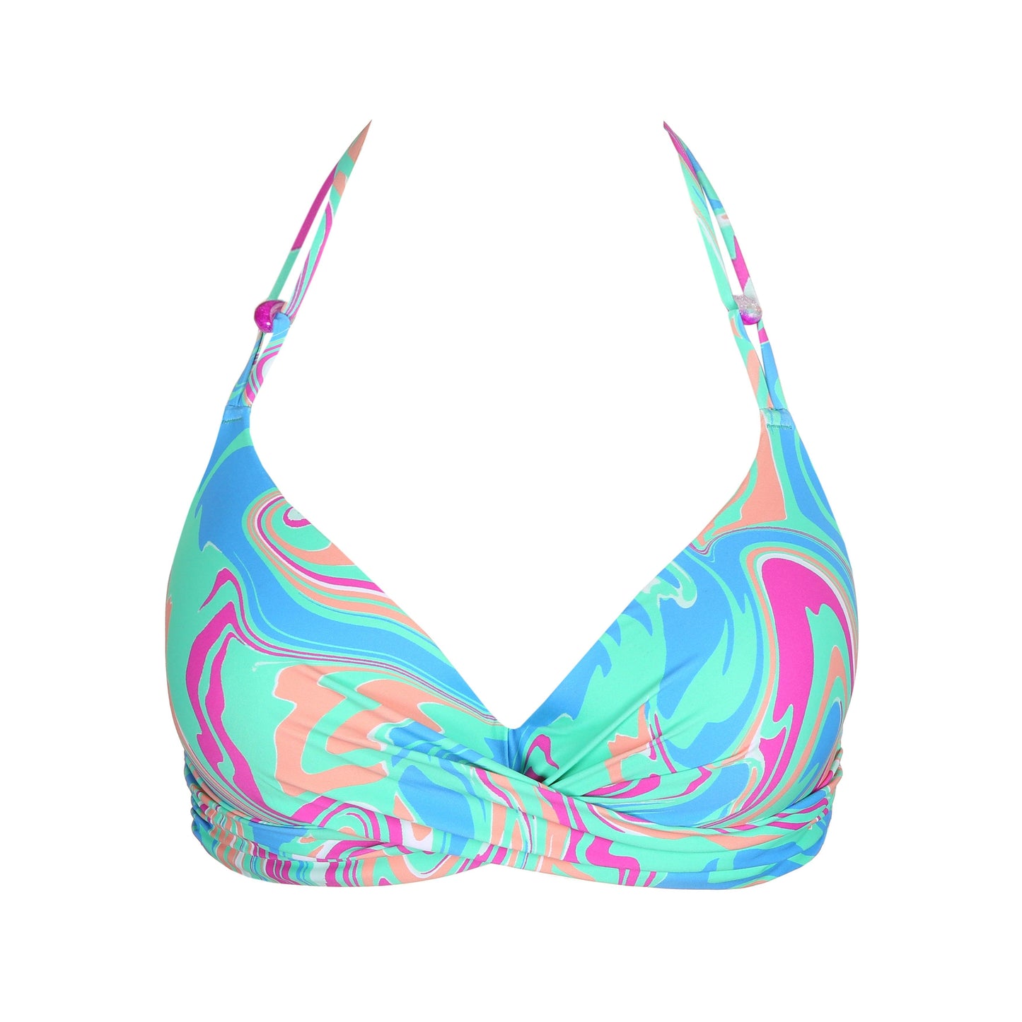 Marie Jo Swim Arubani voorgevormde plunge bikinitop Ocean Swirl - Lingerie Valentijn