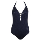 Marie Jo Swim San domino voorgevormd triangel badpak Evening Blue - Lingerie Valentijn