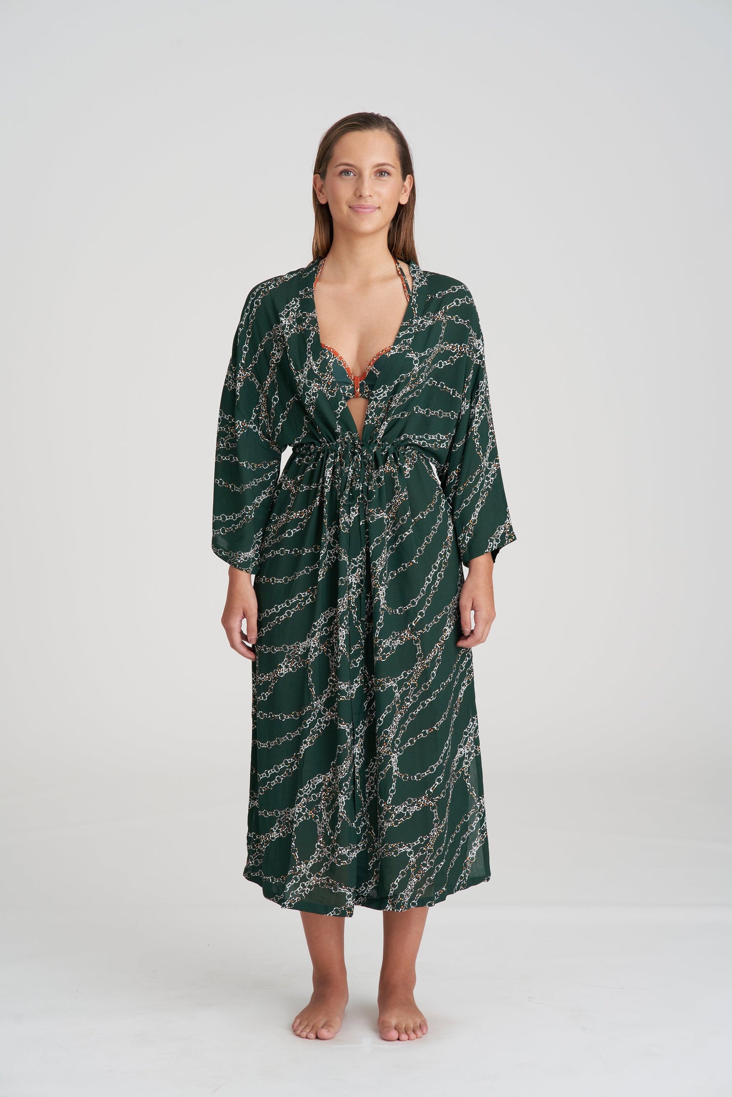 Marie Jo Swim Tazar badmode kimono Malachite - Lingerie Valentijn