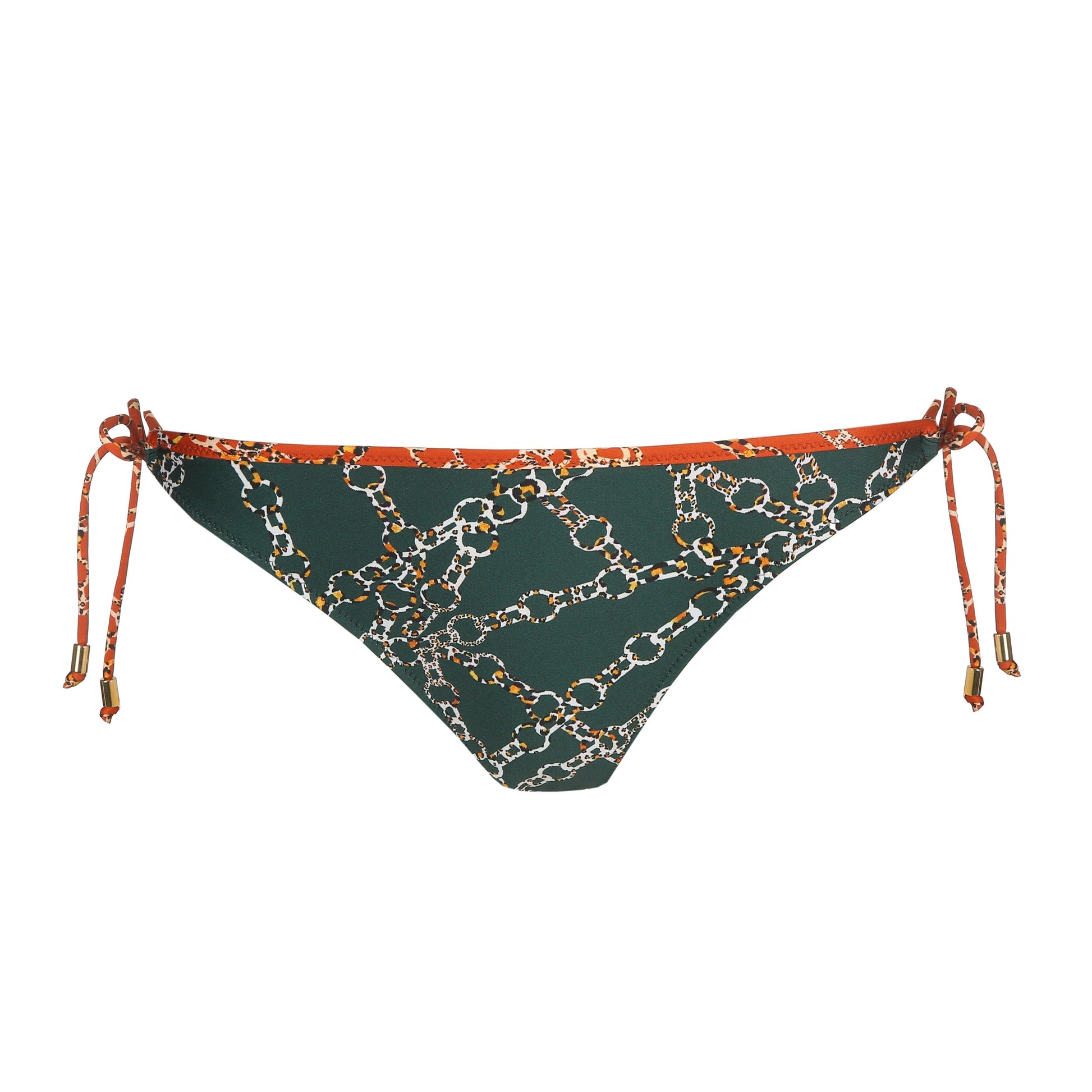 Marie Jo Swim Tazar bikini heupslip met koordjes Malachite - Lingerie Valentijn