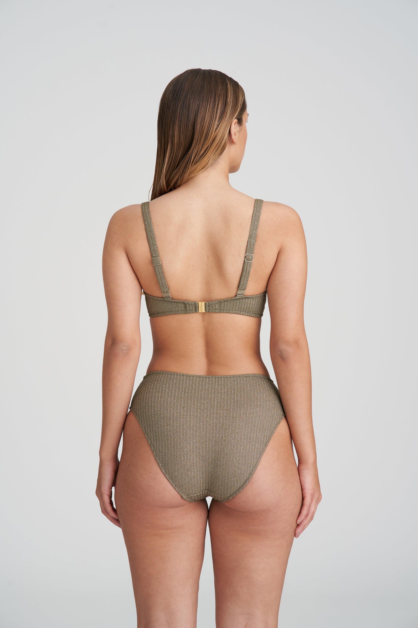 Marie Jo Swim Tinjis bikini tailleslip golden olive - Lingerie Valentijn