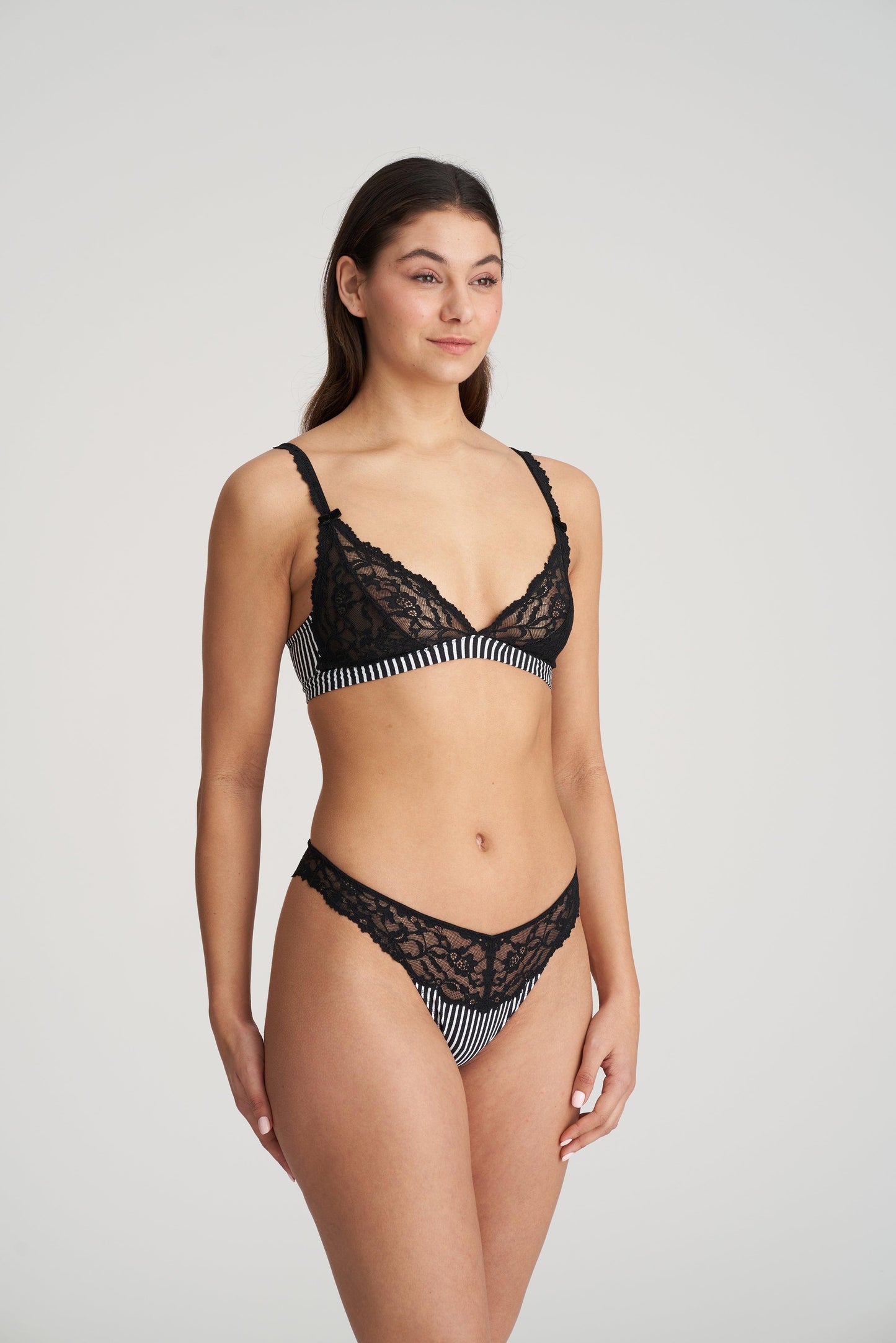 Marie Jo Sydny bralette tuxedo black - Lingerie Valentijn