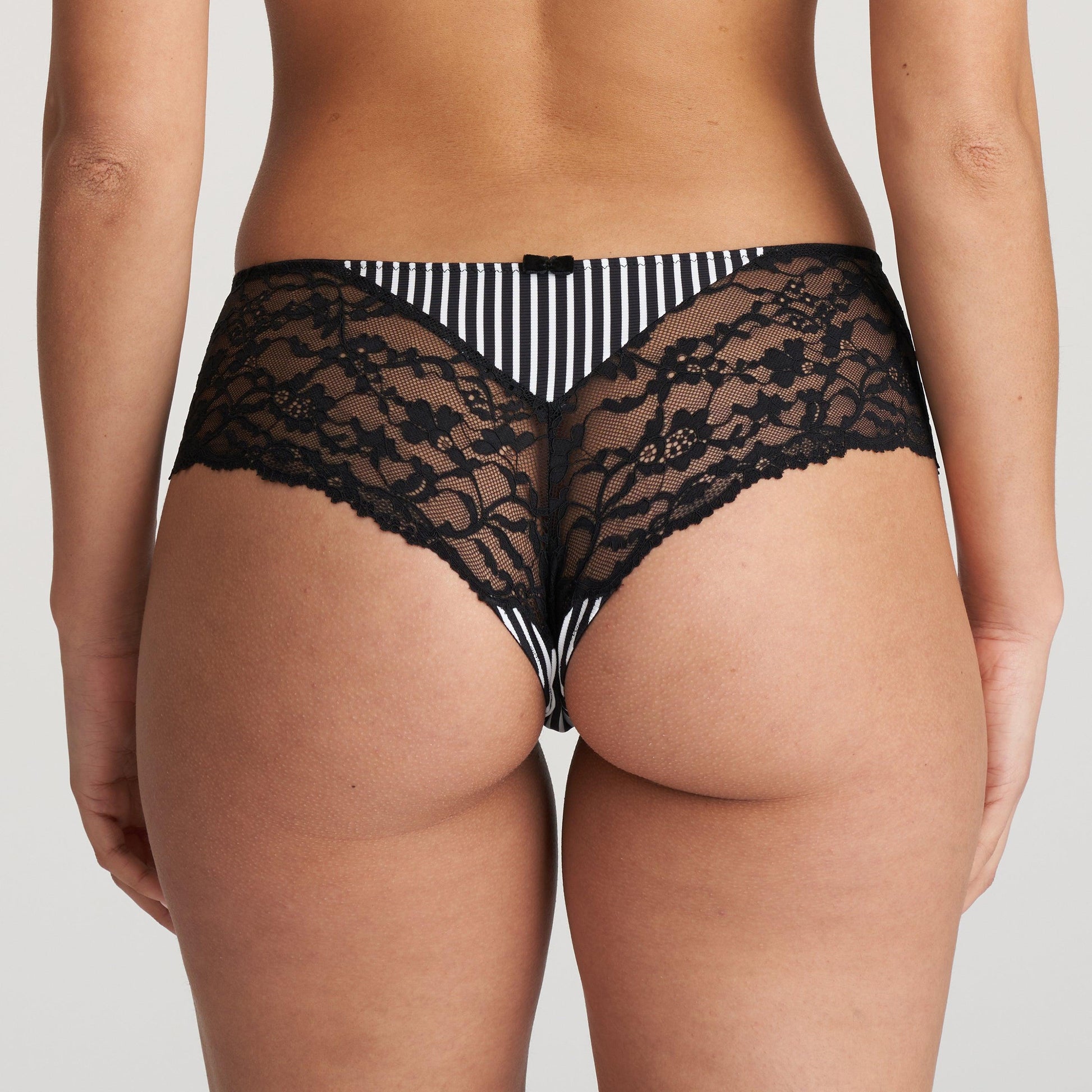 Marie Jo Sydny hotpants tuxedo black - Lingerie Valentijn