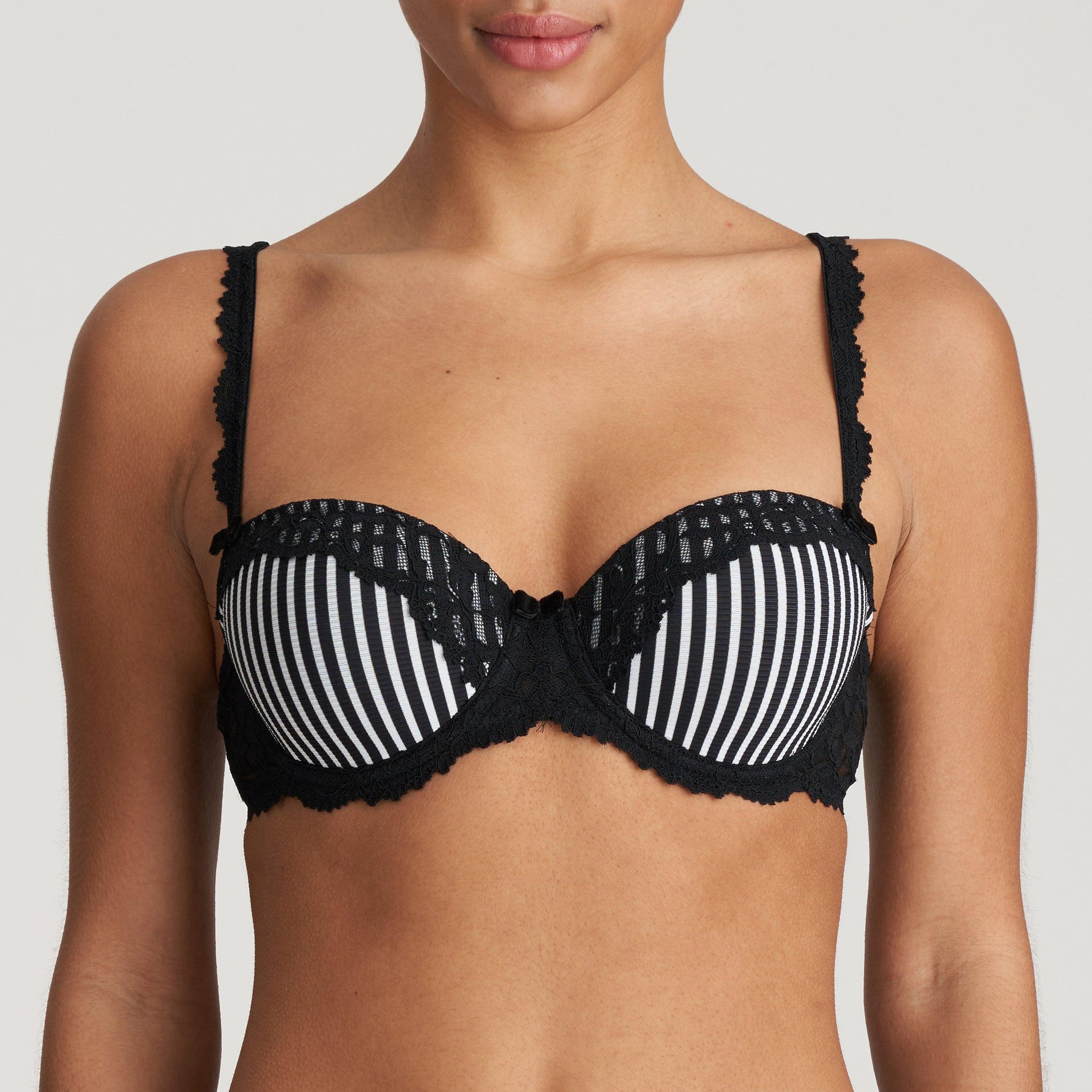 Marie Jo Sydny voorgevormde balconette bh tuxedo black - Lingerie Valentijn