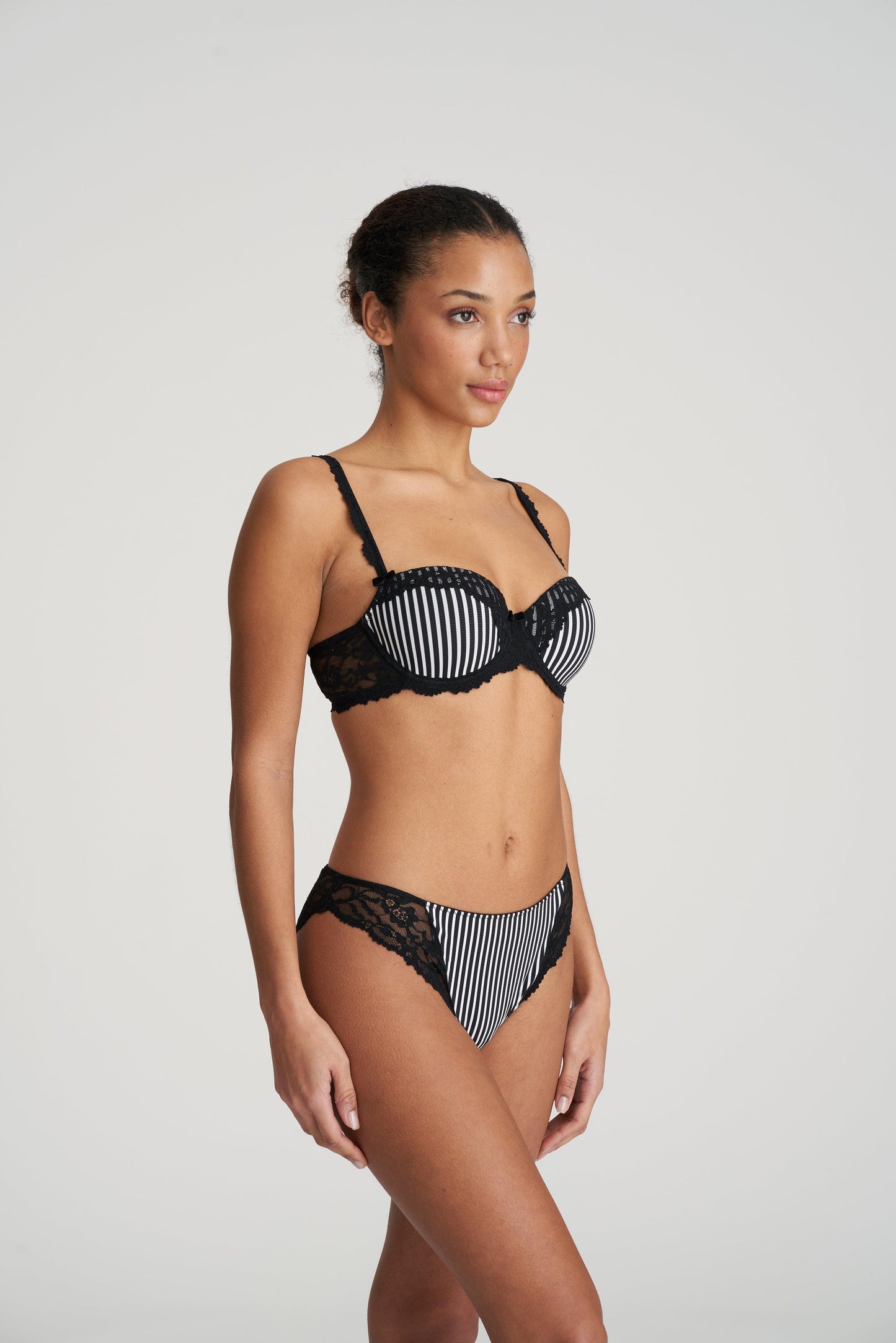 Marie Jo Sydny voorgevormde balconette bh tuxedo black - Lingerie Valentijn