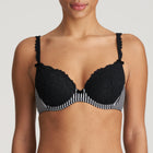 Marie Jo Sydny voorgevormde bh - hartvorm tuxedo black - Lingerie Valentijn