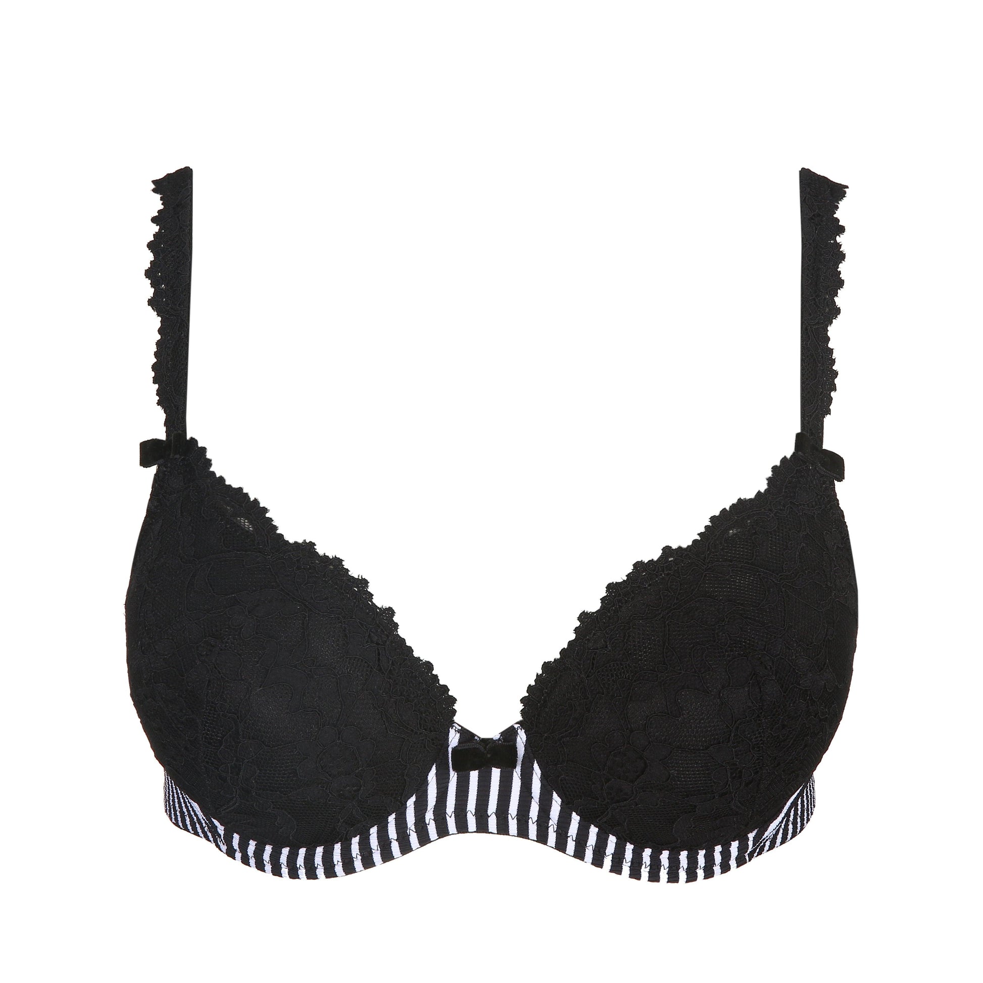 Marie Jo Sydny voorgevormde bh - hartvorm tuxedo black - Lingerie Valentijn