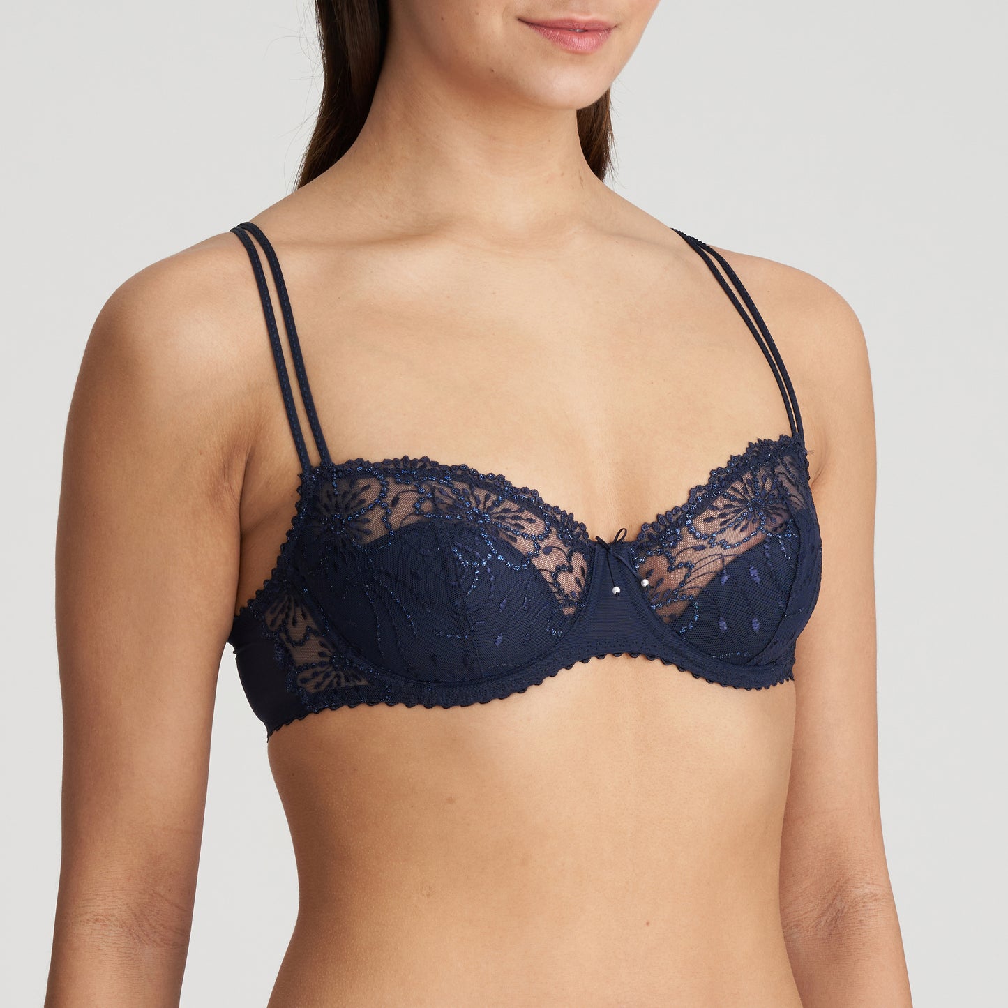 Marie Jo Jane balconette halve mousse cups velvet blue