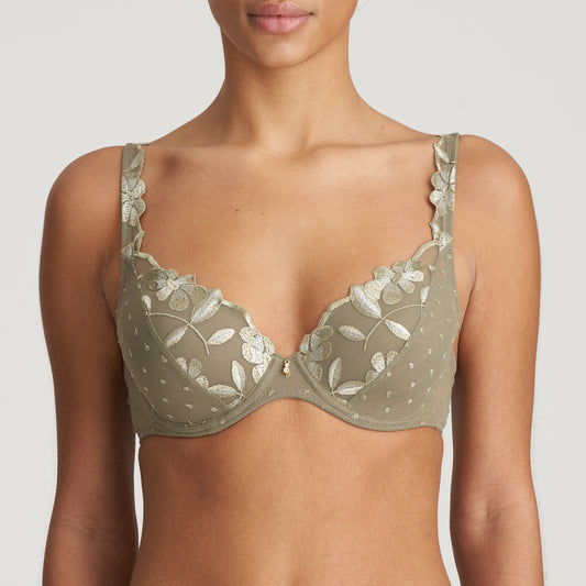 Marie Jo Agnes voorgevormde plunge bh golden olive