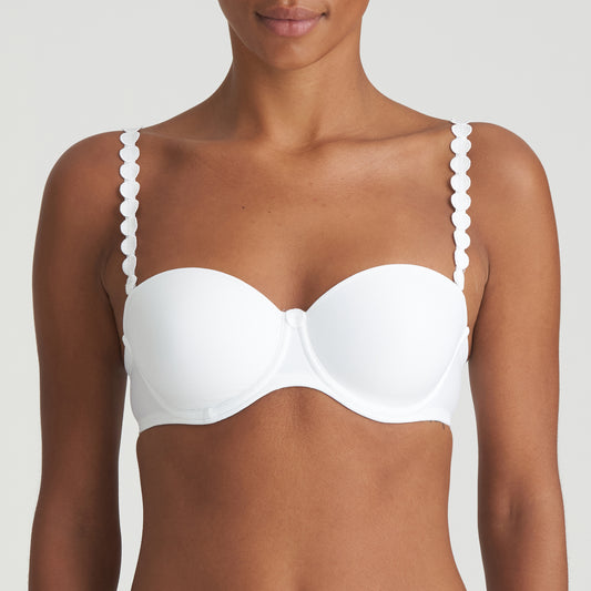 Marie Jo Tom voorgevormde bh - strapless Wit