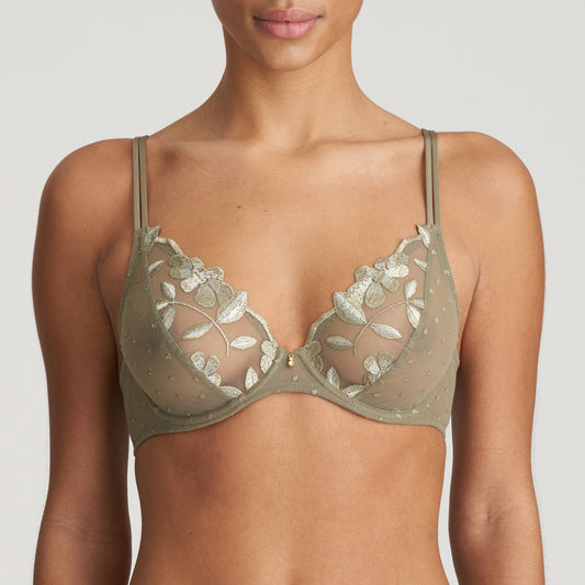 Marie Jo Agnes plunge bh golden olive