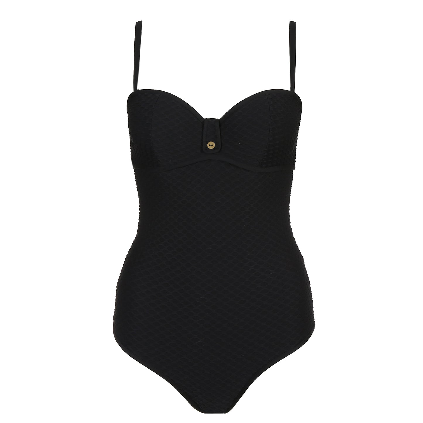 Marie Jo Swim Brigitte strapless badpak met mousse zwart