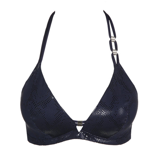 Marie Jo Swim San domino voorgevormde triangel bikini Evening Blue