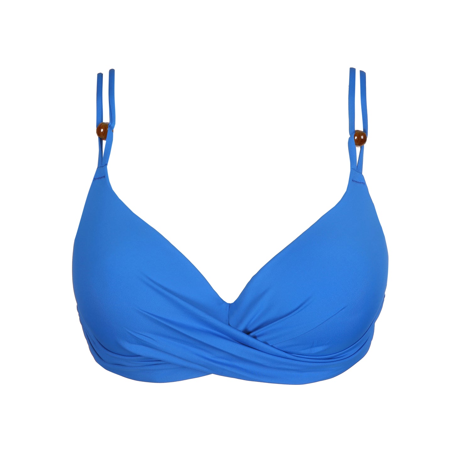 Marie Jo Swim Flidais voorgevormde plunge bikinitop mistral blauw