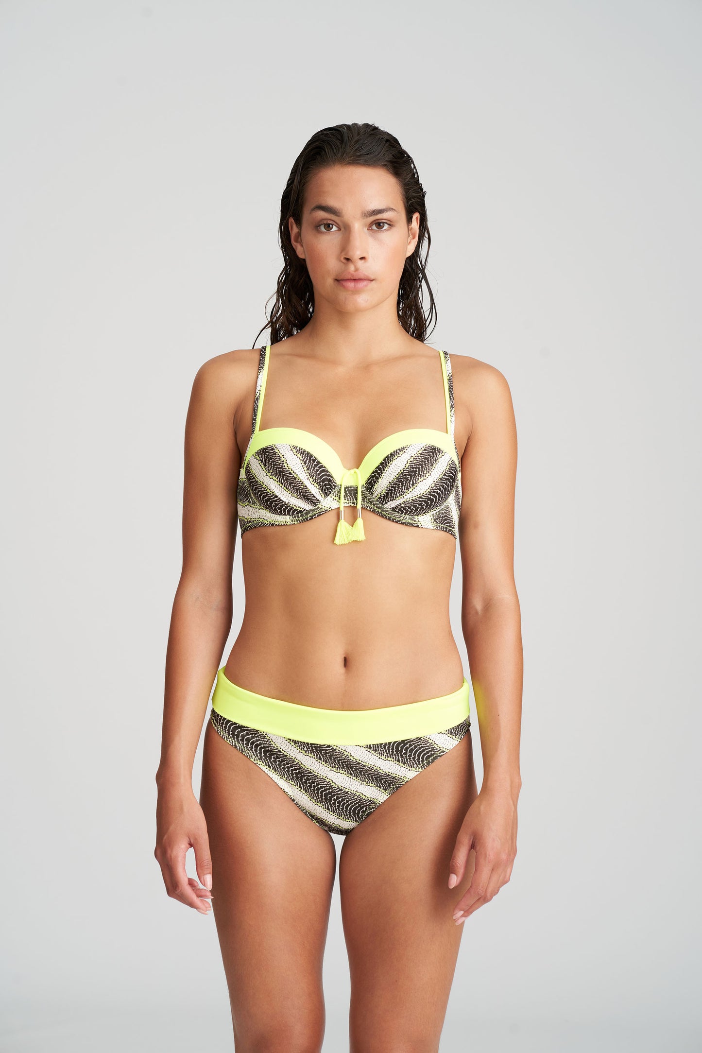 Marie Jo Swim Murcia bikini slip met omslag Yellow flash