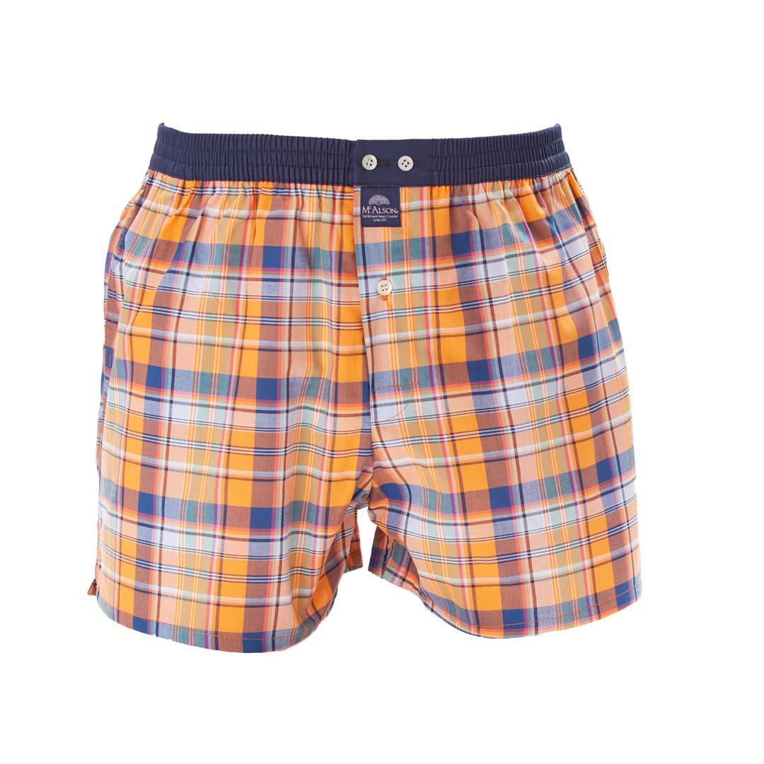 McAlson Tartan orange - Lingerie Valentijn