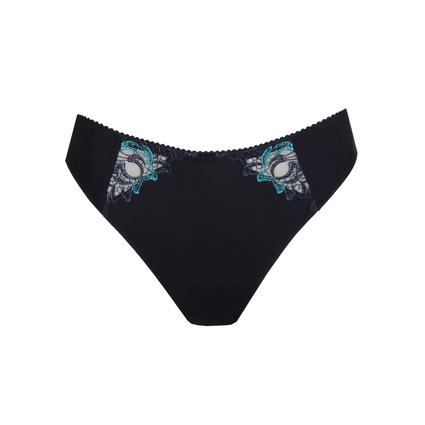 PrimaDonna Deauville string velvet blue - Lingerie Valentijn