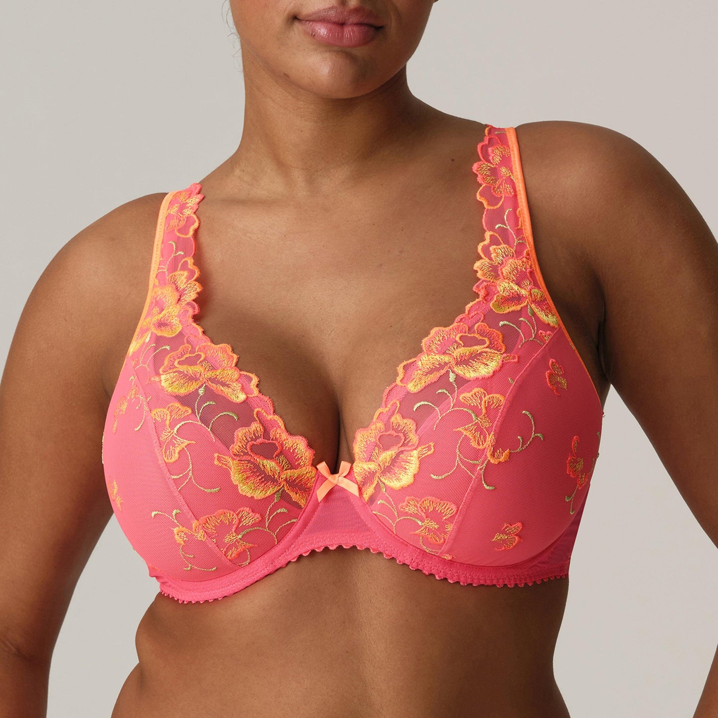 PrimaDonna Devdaha plunge bh halve mousse cups tropicana - Lingerie Valentijn