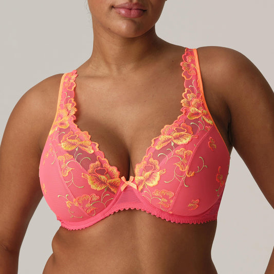 PrimaDonna Devdaha plunge bh halve mousse cups tropicana - Lingerie Valentijn