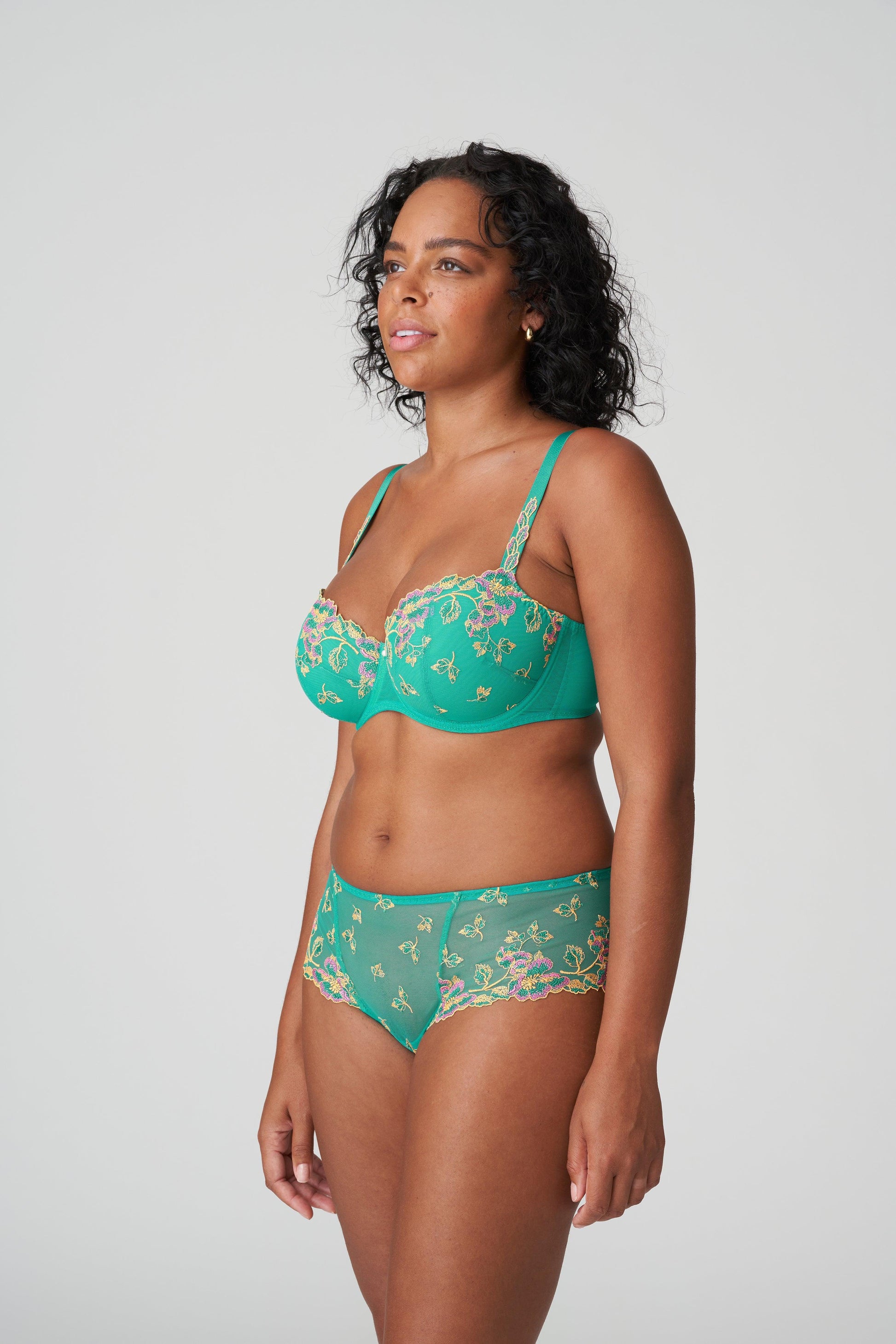 PrimaDonna Lenca luxe string Sunny Teal - Lingerie Valentijn