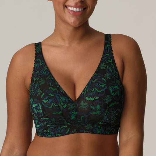 PrimaDonna San angel bralette Peacock Feather